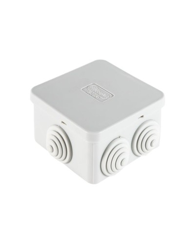 Коробка JBS070 70х70х40, 6 вых., IP44, белая (44056W-1). Коробка монтажная. Экопласт в Хабаровске