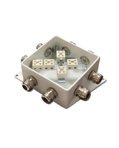 КМ-О (10к*6,0)-IP66-120х120, пять вводов: Коробка монтажная огнестойкая в Хабаровске