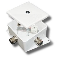 КМ-О (2к*6,0)-IP66-100х100, четыре ввода: Коробка монтажная огнестойкая
