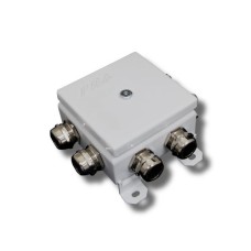 КМ-О (12к)-IP66-120х120, семь вводов: Коробка монтажная огнестойкая
