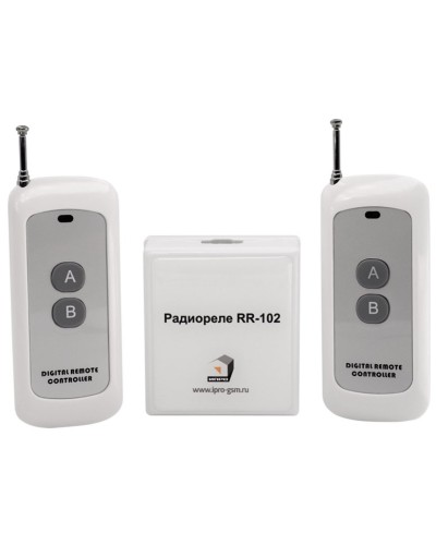RR-102 + 2 пульта, 250-950 метров, питание 12В. Комплект радиореле. ИПРо в Хабаровске