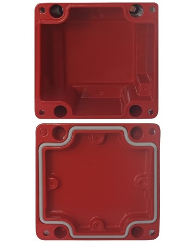 МКС Мороз, глухая, IP66/IP68, красный. Коробка коммутационная металлическая. Магнито-Контакт в Хабаровске