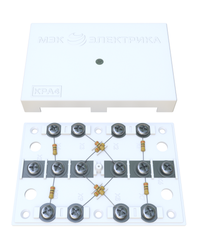 KRA-4 300 Om white (MEC42103). Коробка на 4 абонента. МЭК-Электрика в Хабаровске