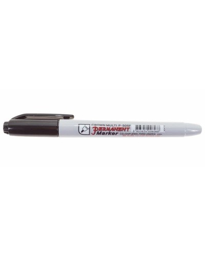 Маркер перманентный Crown «Multi Marker Super Slim» 1 мм, черный, пулевидный (08-8001): Ручка для маркировки в Хабаровске