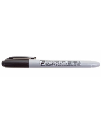 Маркер перманентный Crown «Multi Marker Slim» 2 мм, черный, пулевидный (08-8201): Ручка для маркировки в Хабаровске