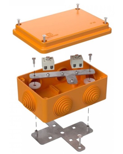 Коробка огнестойкая 120х80х50 (40-0340-FR2.5-4). Коробка огнестойкая для открытой установки. Промрукав в Хабаровске