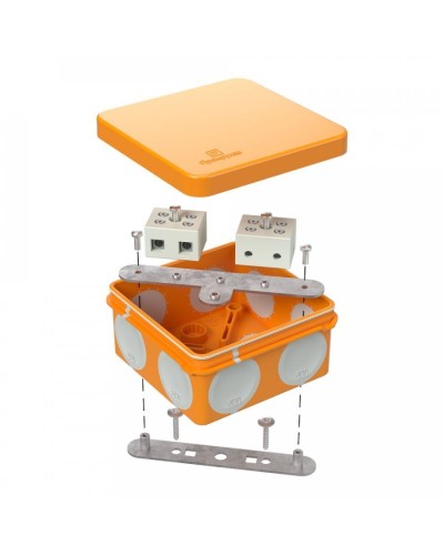 Коробка огнестойкая 80х80х40 (60-0210-FR10.0-4). Коробка огнестойкая для открытой установки. Промрукав в Хабаровске
