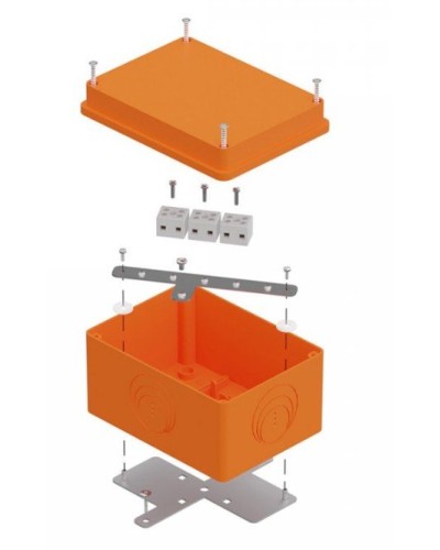 Коробка огнестойкая 150х110х90 E15-E120 для о/п (40-0351-FR2.5-6). Коробка огнестойкая для открытой установки. Промрукав в Хабаровске