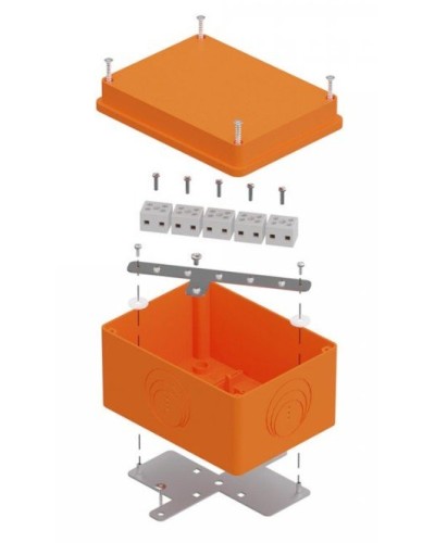 Коробка огнестойкая 150х110х90 E15-E120 для о/п (40-0351-FR6.0-10). Коробка огнестойкая для открытой установки. Промрукав в Хабаровске