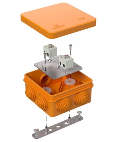 Коробка огнестойкая 80х80х40 (40-0210-FR1.5-4). Коробка огнестойкая для открытой установки. Промрукав в Хабаровске