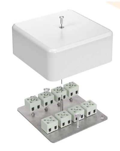 Коробка огнестойкая 103х103х45 для кабель-канала (40-0470-FR10.0-6). Коробка огнестойкая для кабель-канала. Промрукав в Хабаровске
