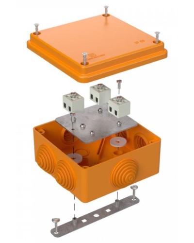 Коробка огнестойкая 100х100х50 (40-0300-FR2.5-6). Коробка огнестойкая для открытой установки. Промрукав в Хабаровске