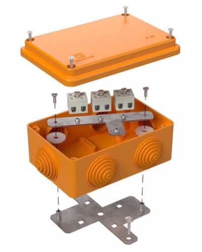 Коробка огнестойкая 120х80х50 (40-0340-FR2.5-6). Коробка огнестойкая для открытой установки. Промрукав в Хабаровске