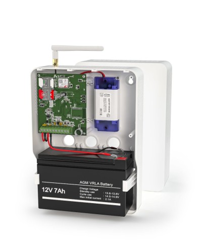 Контакт GSM-14А v.3 (в корпусе под АКБ 1,2-7 Ач с БРП 12V 1А). Панель охранная радиоканальная. Ритм в Хабаровске