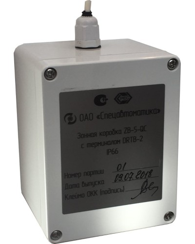 ZB-5-QC с DRTB-2 исп.02. Монтажная зонная коробка. Спецавтоматика, Москва в Хабаровске