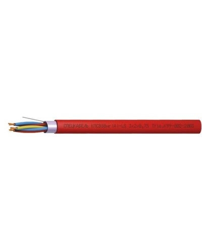 КПСВЭВнг(А)-LS 3х2х1,5 (Спецкабель). Кабель симметричный для систем сигнализации и управления, групповой прокладки, с пониженным дымо- и газовыделением. Спецкабель в Хабаровске