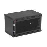 ШТ-НСр-6U-600-550-П-Ч (130411-01819). Шкаф телекоммуникационный 19 настенный 6U. ССД (Связьстройдеталь)