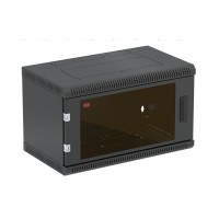 ШТ-НСр-6U-600-550-С-Ч (130411-01820). Шкаф телекоммуникационный 19 настенный 6U. ССД (Связьстройдеталь)