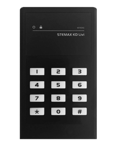 STEMAX KD Livi (черный). Беспроводная кнопочная кодовая панель. Стелс НПП в Хабаровске