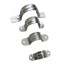 Скоба двухлапковая D25-26 (100 шт) (zeta41616) СД 25-26. Скоба металлическая двухлапковая. ЗЭТА