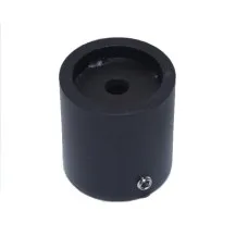 ASP-D25.S (черный металл). Патрубок ограждения к стене. ASP