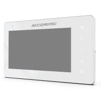 AT-VD710W WH. Монитор домофона цветной с функцией «свободные руки». AccordTec