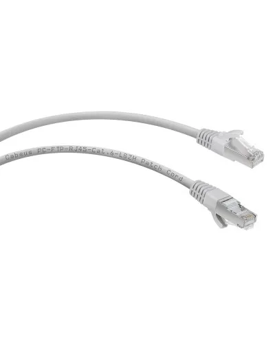 PC-FTP-RJ45-Cat.6-1m-LSZH (7908c), серый. Патч-корд медный. CABEUS в Хабаровске