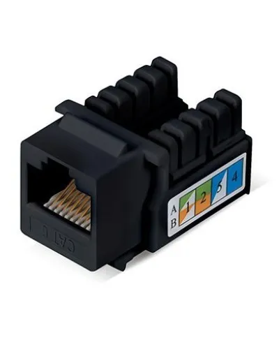 KJ-RJ45-Cat.6-90-BK (9483c): Вставка Keystone Jack RJ-45 в Хабаровске