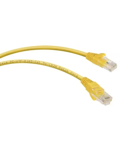 PC-UTP-RJ45-Cat.5e-0.3m-YL-LSZH (9495c), желтый. Патч-корд медный. CABEUS в Хабаровске