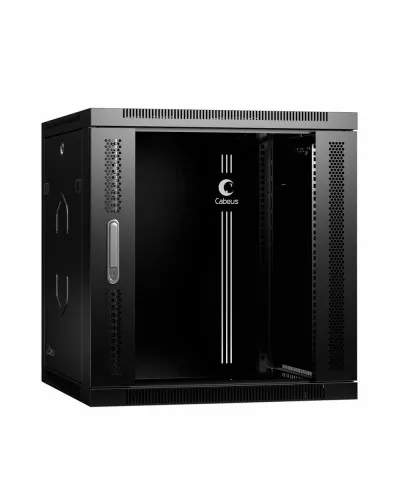 SH-05F-12U60/45-R-BK (10769c). Шкаф телекоммуникационный 19 настенный 12U. CABEUS в Хабаровске
