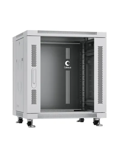 SH-05C-12U60/60 (7645c). Шкаф телекоммуникационный 19 напольный 12U. CABEUS в Хабаровске