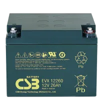 CSB EVX 12260. Аккумулятор герметичный свинцово-кислотный. CSB