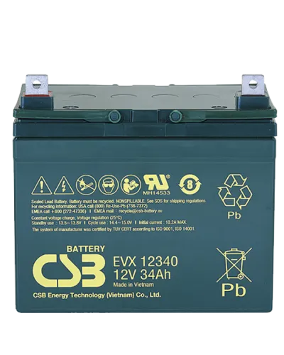 CSB EVX 12340. Аккумулятор герметичный свинцово-кислотный. CSB в Хабаровске
