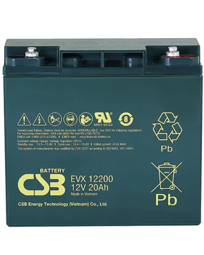 CSB EVX 12200. Аккумулятор герметичный свинцово-кислотный. CSB в Хабаровске