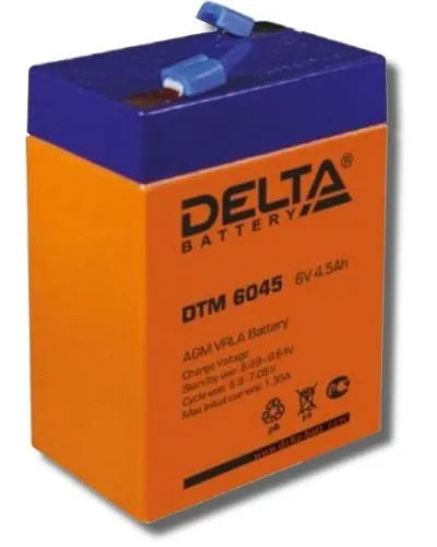 Delta DTM 6045. Аккумулятор герметичный свинцово-кислотный. Delta в Хабаровске