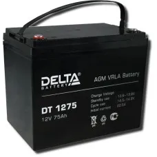 Delta DT 1275. Аккумулятор герметичный свинцово-кислотный. Delta