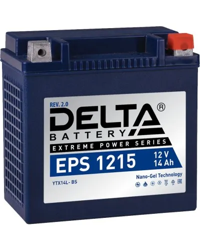 Delta EPS 1215. Аккумулятор герметичный свинцово-кислотный стартерный. Delta в Хабаровске
