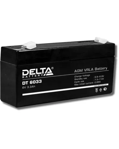 Delta DT 6033. Аккумулятор герметичный свинцово-кислотный. Delta в Хабаровске