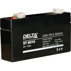 Delta DT 6015. Аккумулятор герметичный свинцово-кислотный. Delta