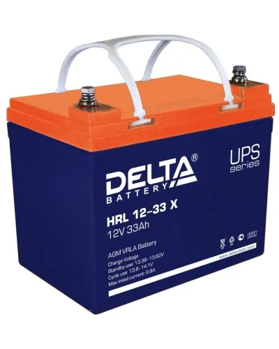 Delta HRL 12-33 X. Аккумулятор герметичный свинцово-кислотный. Delta в Хабаровске
