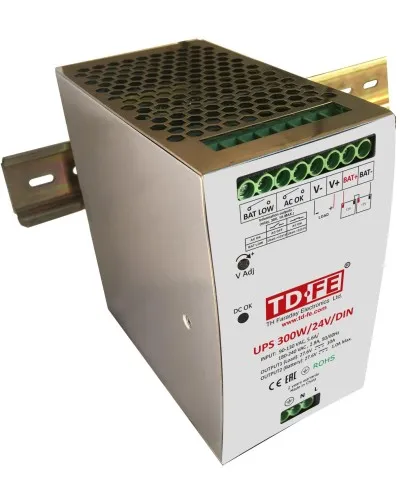 UPS 300W/24V/DIN. Источник вторичного электропитания резервированный. FARADAY в Хабаровске