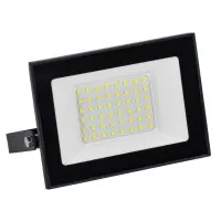 Прожектор LED СДО 001-50 6500К черный GENERICA (LPDO501-050-65-K02-G). Прожектор LED. GENERICA