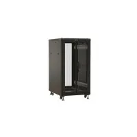 TTBR-2761-DD-RAL9004. Шкаф телекоммуникационный 19 напольный 27U. Hyperline