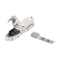 CA3-IDC-C6A-SH-F-SL. Проходной адаптер. Hyperline