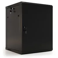 TWB-1566-SR-RAL9004. Шкаф телекоммуникационный 19 настенный 15U. Hyperline