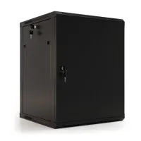 TWB-1568-SR-RAL9004. Шкаф телекоммуникационный 19 настенный 15U. Hyperline