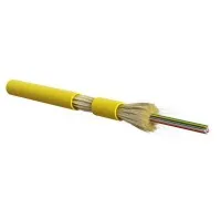 FO-MC3-IN-9S-12-LSZH-YL. Кабель волоконно-оптический одномодовый. Hyperline