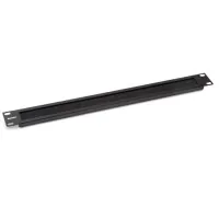 BPB19-1U-RAL9004 (BPB19-1U-RAL9005). Фальш-панель с щёточным вводом. Hyperline
