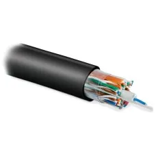 UUTP25W-C5-S24-OUT-PE-BK. Кабель «витая пара» (LAN) для структурированных систем связи. Hyperline