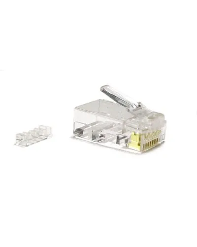 PLUG-8P8C-UV-C6-SH-100 (100 шт). Разъем RJ-45. Hyperline в Хабаровске